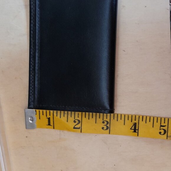 Vintage Amity Card Case Cowhide Leather Original Box Unused No Plastic Insert - Picture 9 of 9